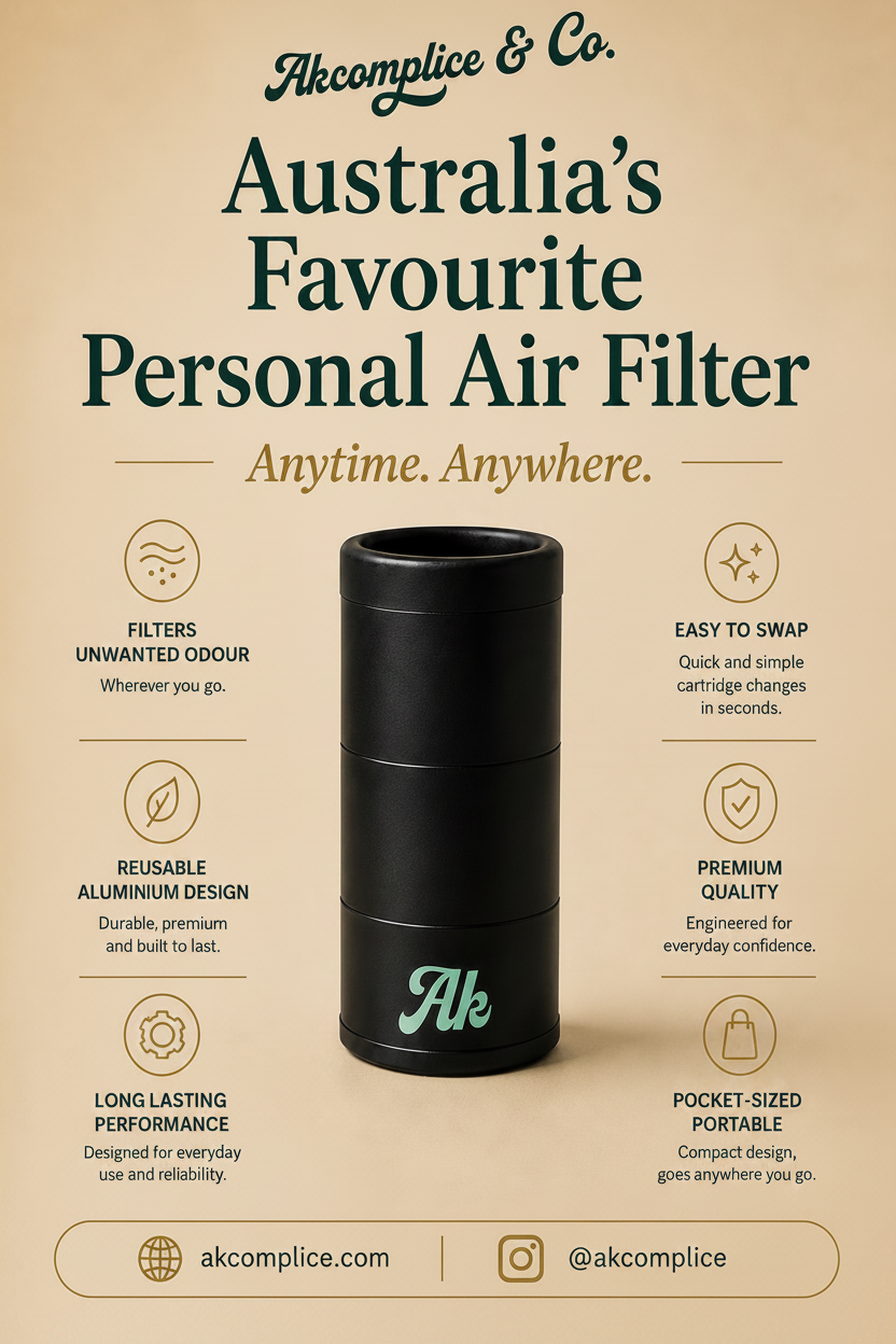 Personal Air Filter (Black & Cream)