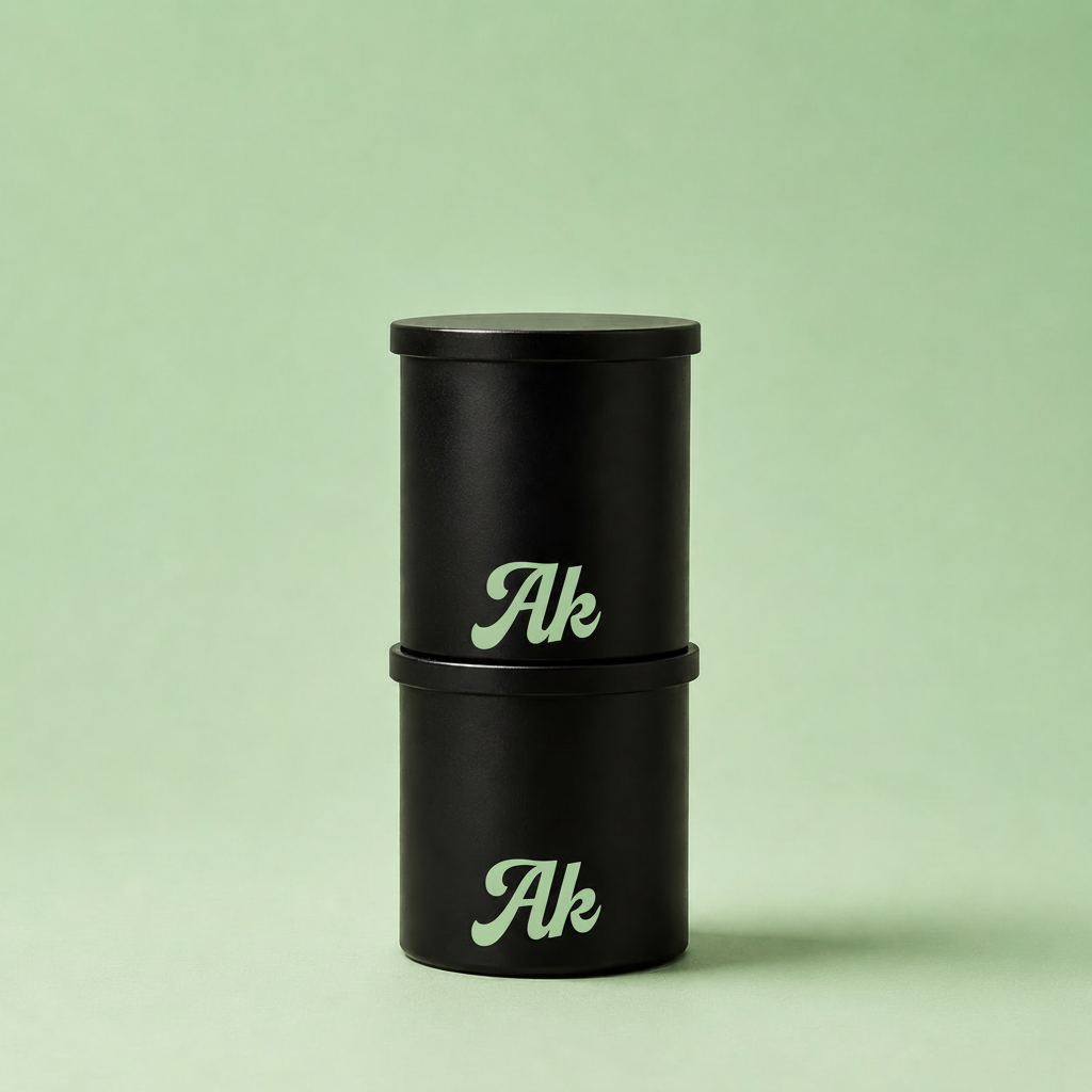 Personal Air Filter Replacement Cartridges in black on sage background