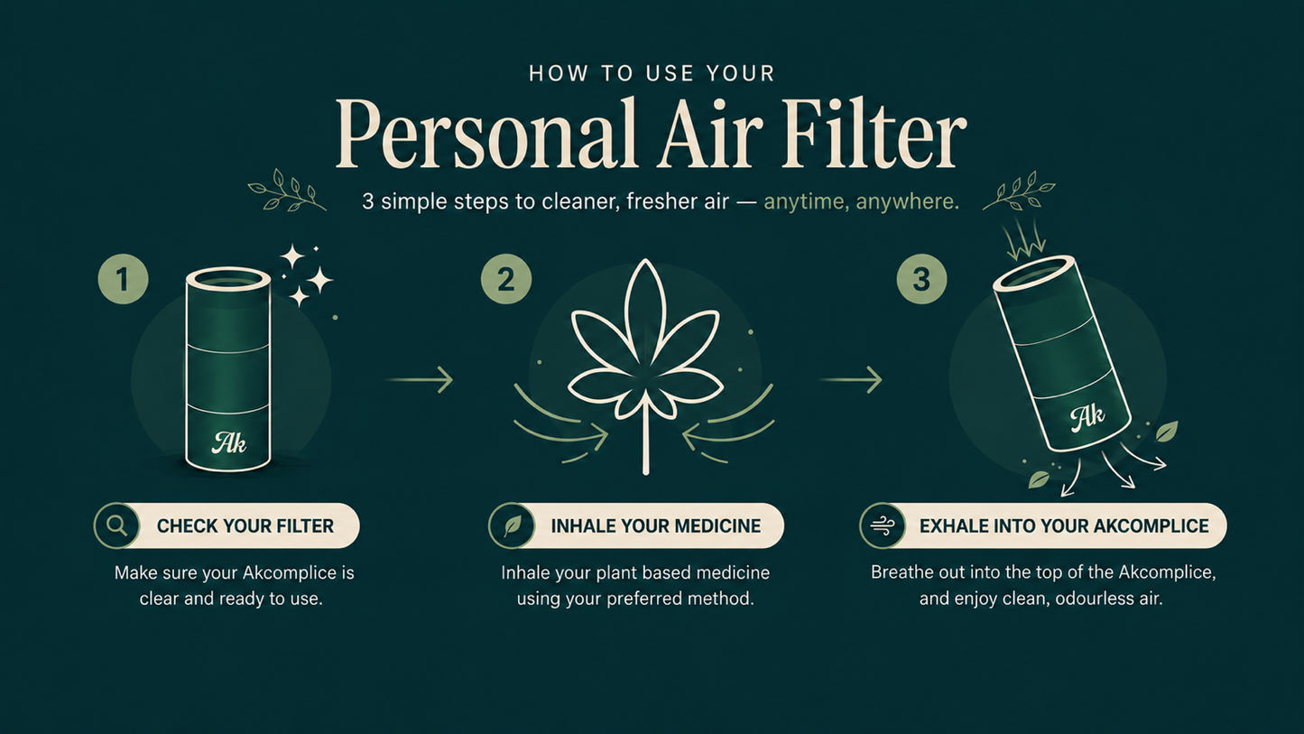 Personal Air Filter (Black & Cream)